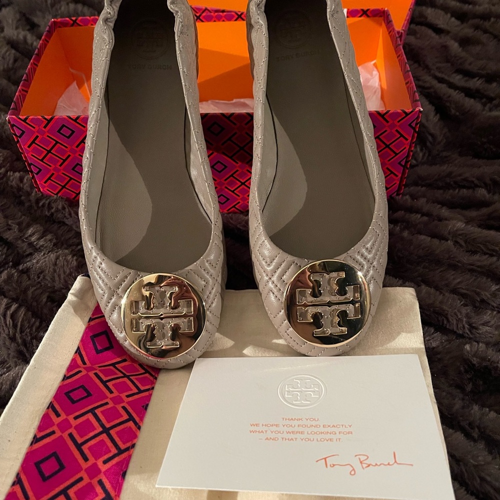 Tory Burch Minnie Quilted Ballet Flats